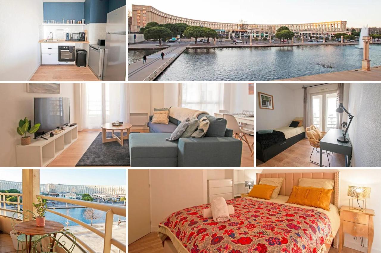 Appartement Cosy , Vue Imprenable, Parking Prive Montpellier Kültér fotó